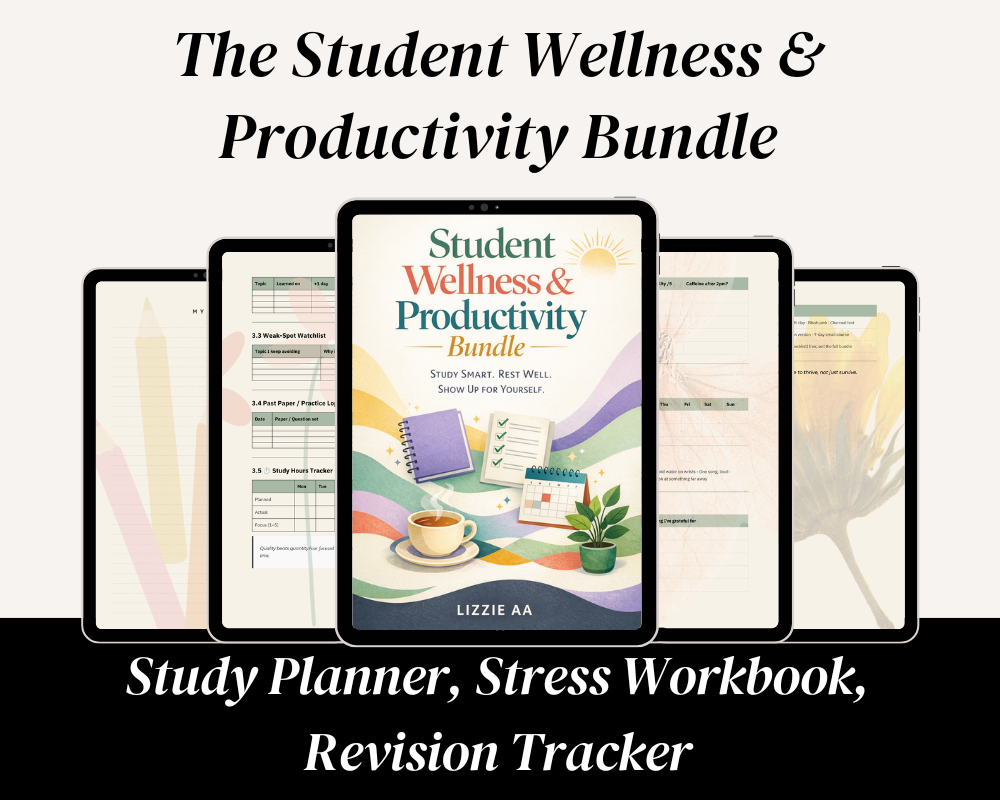 Cover of The Student Wellness & Productivity Bundle by LIZZIE AA