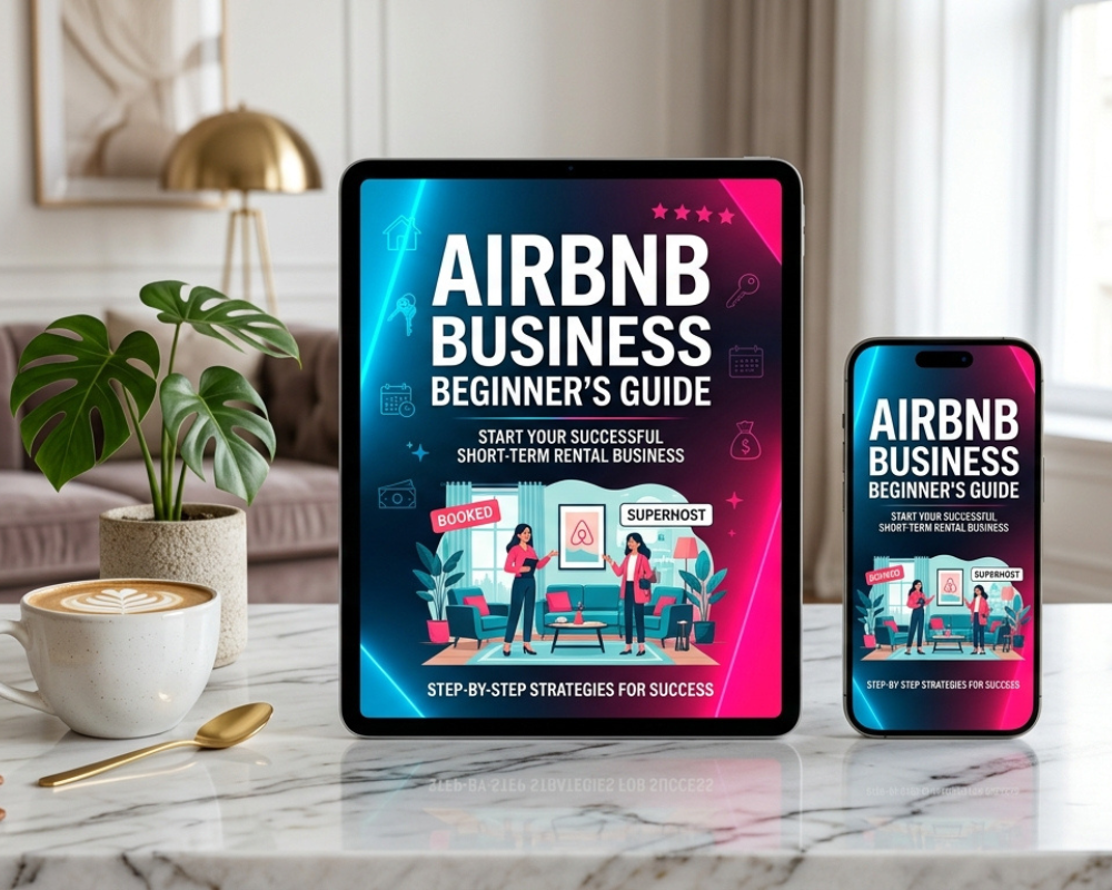 Airbnb Business Beginner’s Guide with PLR and Master Resell Rights by LIZZIE. AA