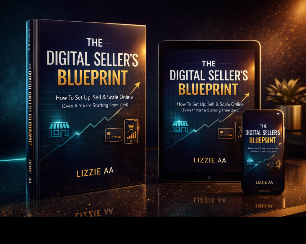 The Digital Seller’s Blueprint guide showing how to sell digital products online, build an online business, and scale from zero.